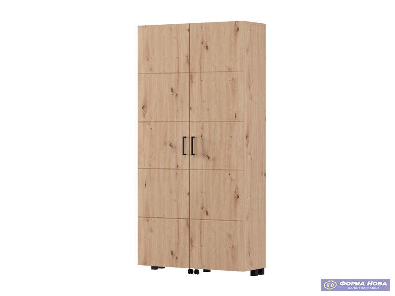 Ормар за чевли ИСЛЕЈ 91 2К х185 Артисан храст 