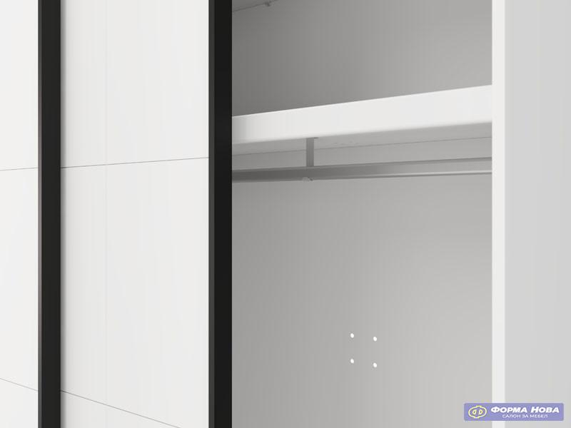 Гардеробер САЛАМИС 200 ОГ Опак бела 