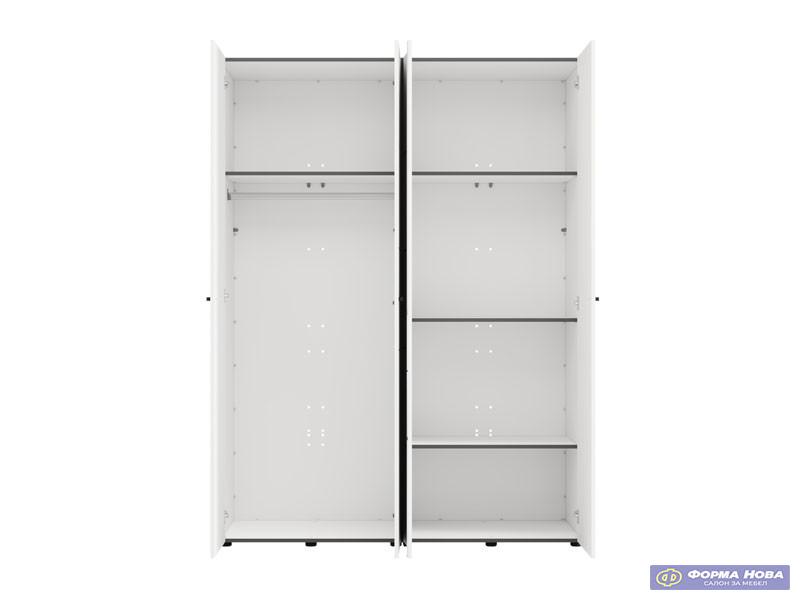 Ормар САЛАМИС 4К1О Опак бела 