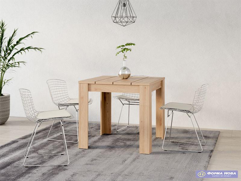 Трпезариска маса СПОЛЕТО 80х80 