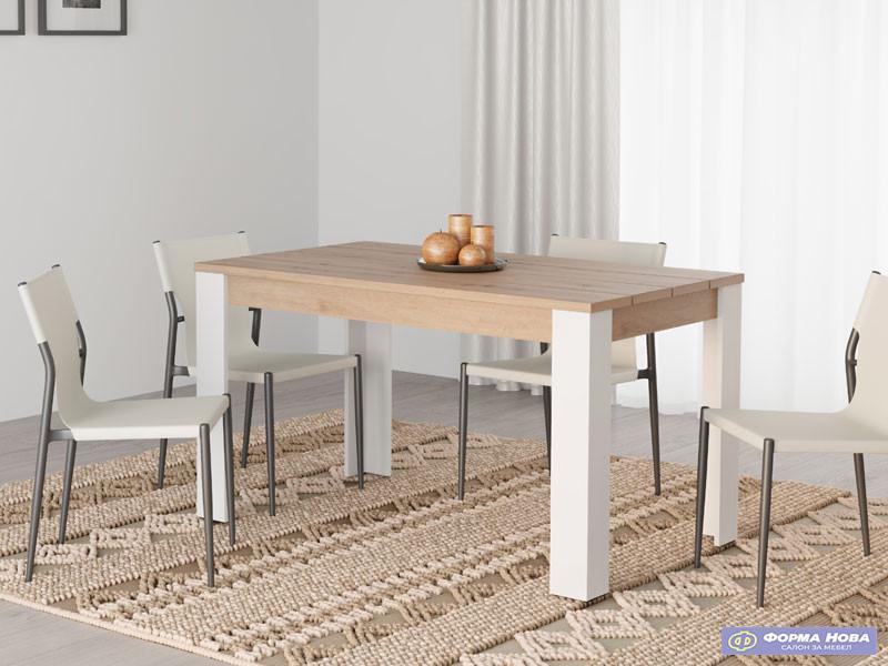 Трпезариска маса СПОЛЕТО 135х80 
