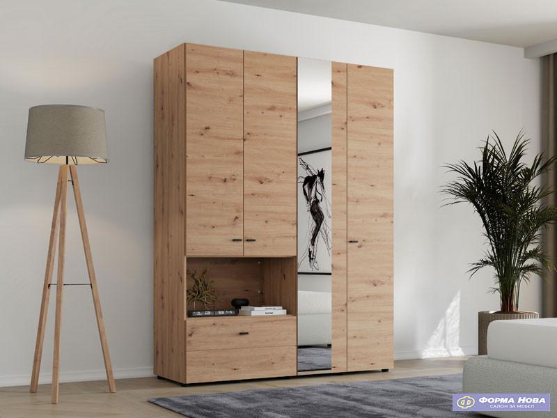 Ормар КАМПСИ 4К1Ф1О h207 Артисан храст 