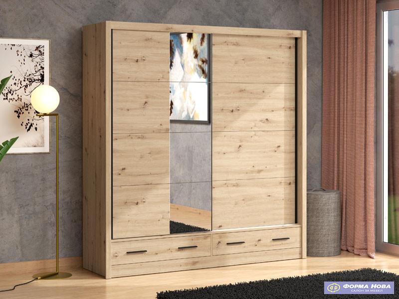 Гардеробер АЛБИ ПЛУС 205 2Ф ОГ Артисан храст 