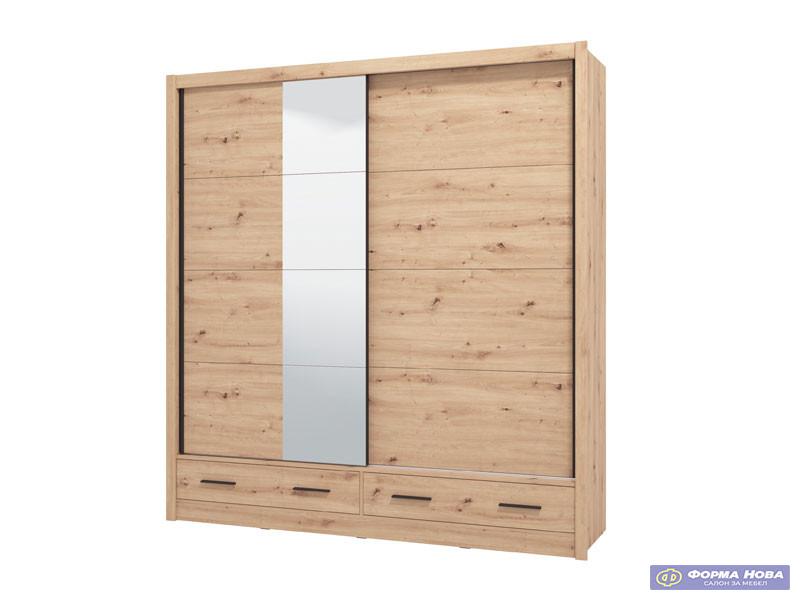 Гардеробер АЛБИ ПЛУС 205 2Ф ОГ Артисан храст 