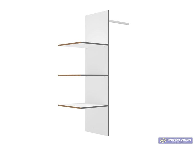 Функционална полица ФУП 220 х217 Опак бела 