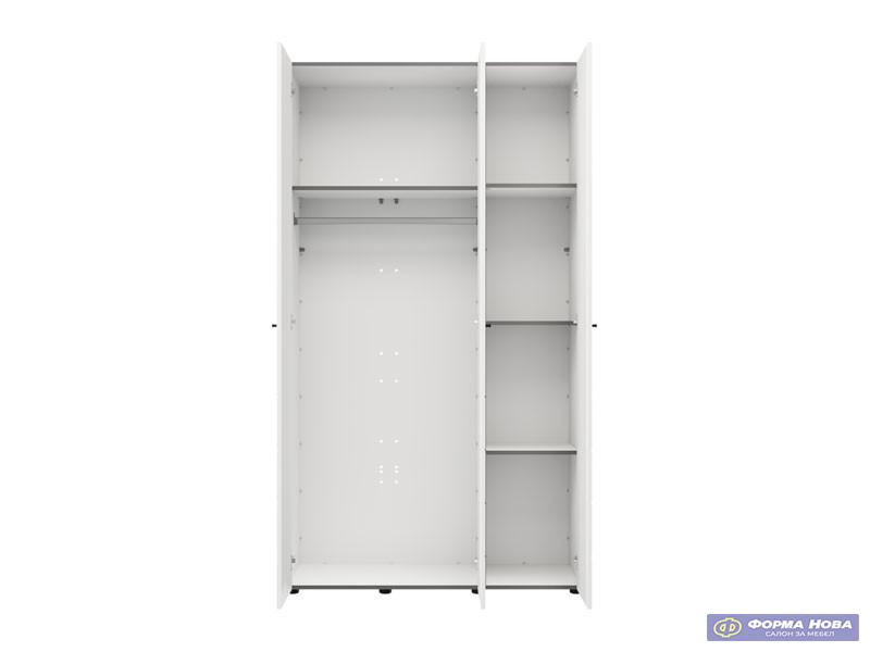Ормар НЕВИС 3К х207 Опак бела 