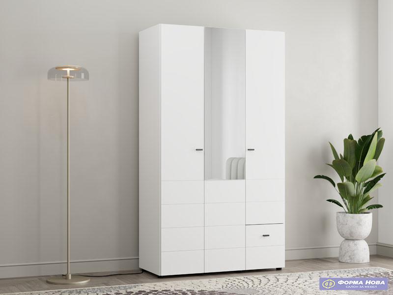 Ормар НЕВИС 3К1Ф1О х207 Опак бела 