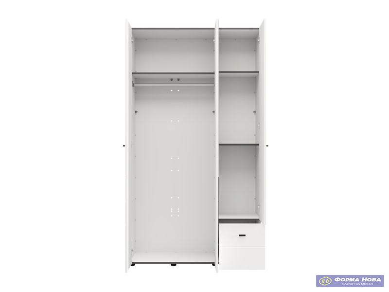 Ормар НЕВИС 3К1Ф1О х207 Опак бела 