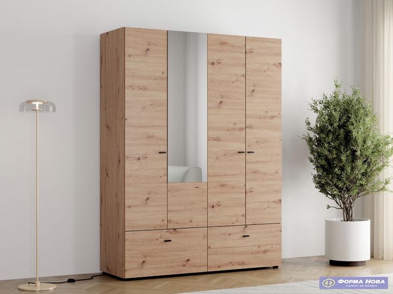 Ормар НЕВИС 4К2Ф1О х207 Артисан храст 