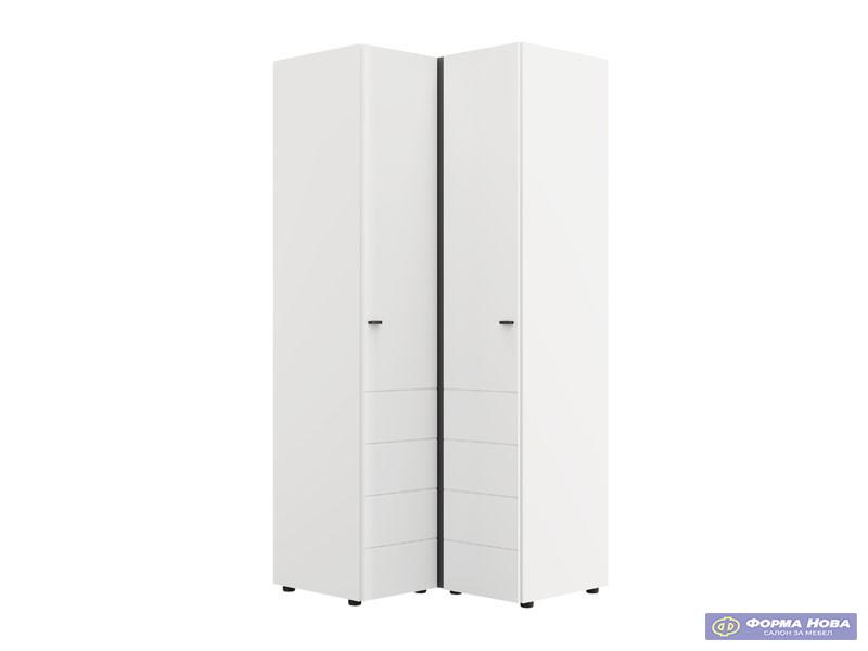Ормар НЕВИС УГ х207 Опак бела 