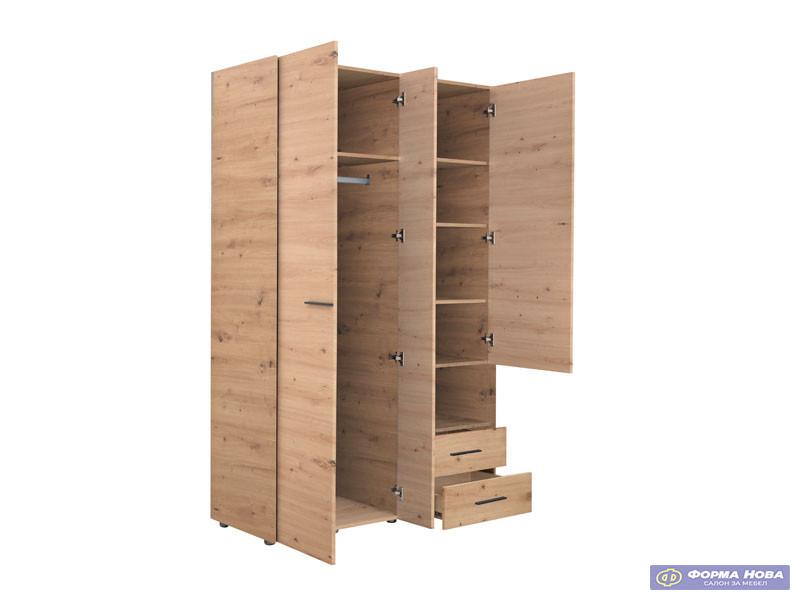 Ормар КАМБРИС 3К2ФО Артисан храст 