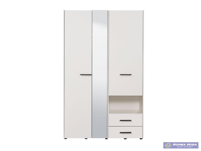 Ормар КАМБРИС 3К2ФО Опак бела 