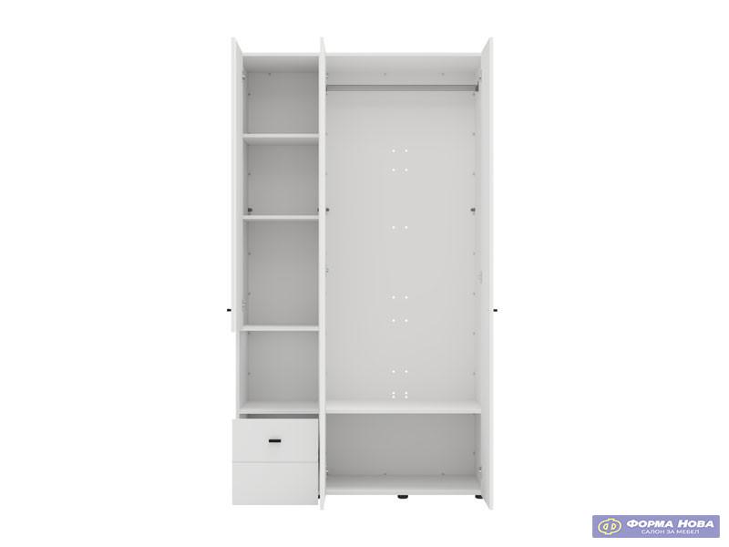 Ормар КАМПСИ 3К1Ф1О х207 Опак бела 
