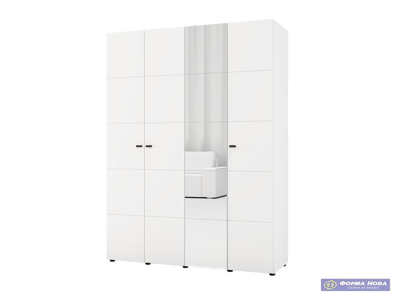 Ормар САЛАМИС 4К1О h207 ПК2-w751 Опак бела 