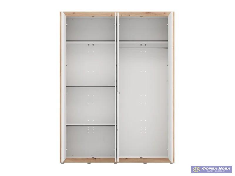 Ормар КАРТЕНА 4К1О h207 ПК2-w751 Артисан храст/Опак бела 