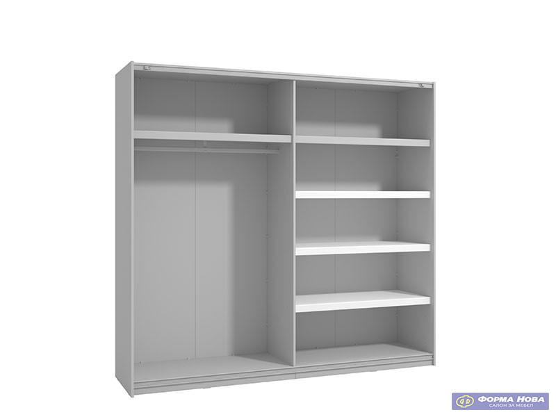 Гардеробер КОЛХИДА 220 ОГ h217 Пг3-w220 со полици 