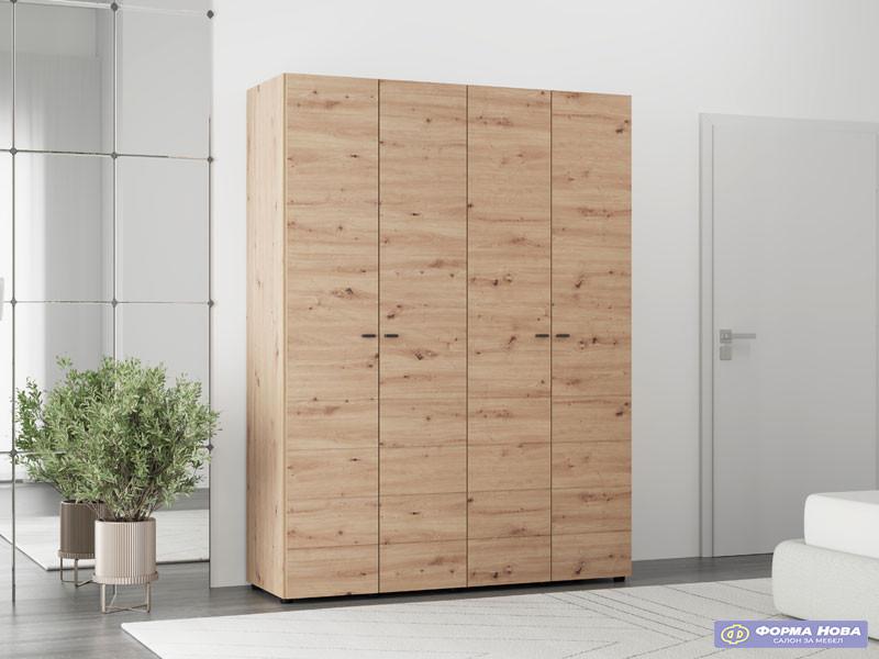 Ормар НЕВИС 4К h207 ПК2-w751 Артисан храст 