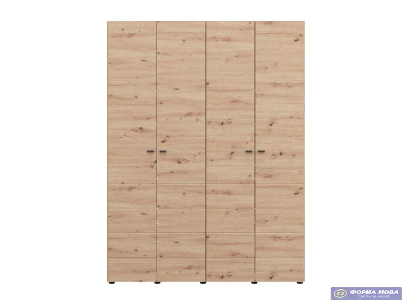 Ормар НЕВИС 4К h207 ПК2-w751 Артисан храст 