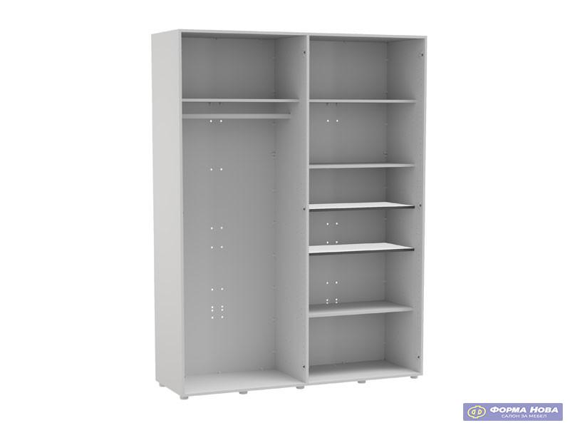 Ормар НЕВИС 4К h207 ПК2-w751 Артисан храст/ Опак бела 