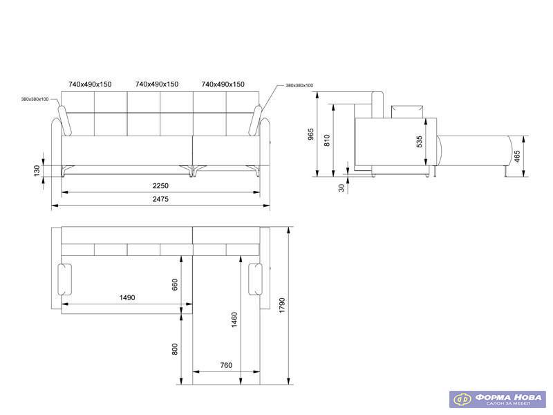 А/Г КРАУН Штоф Кремона 81 сива 