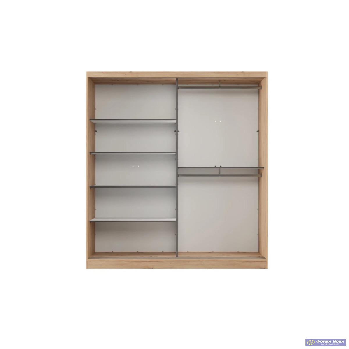 Гардеробер ВИСЕНТИН 200 ОГ ( со полици) Артисан храст 