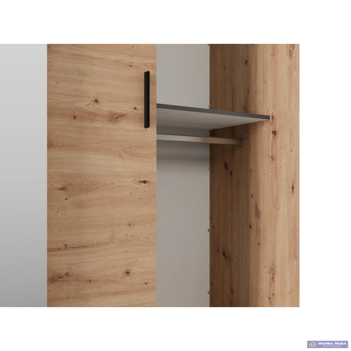 Гардеробер ВИСЕНТИН 200 ОГ ( со полици) Артисан храст 