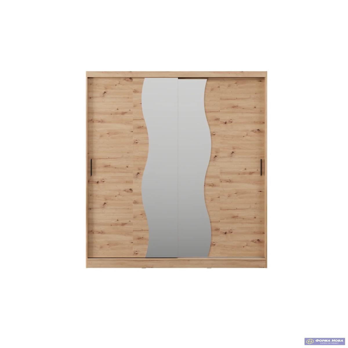 Гардеробер ВИСЕНТИН 200 ОГ ( со полици) Артисан храст 