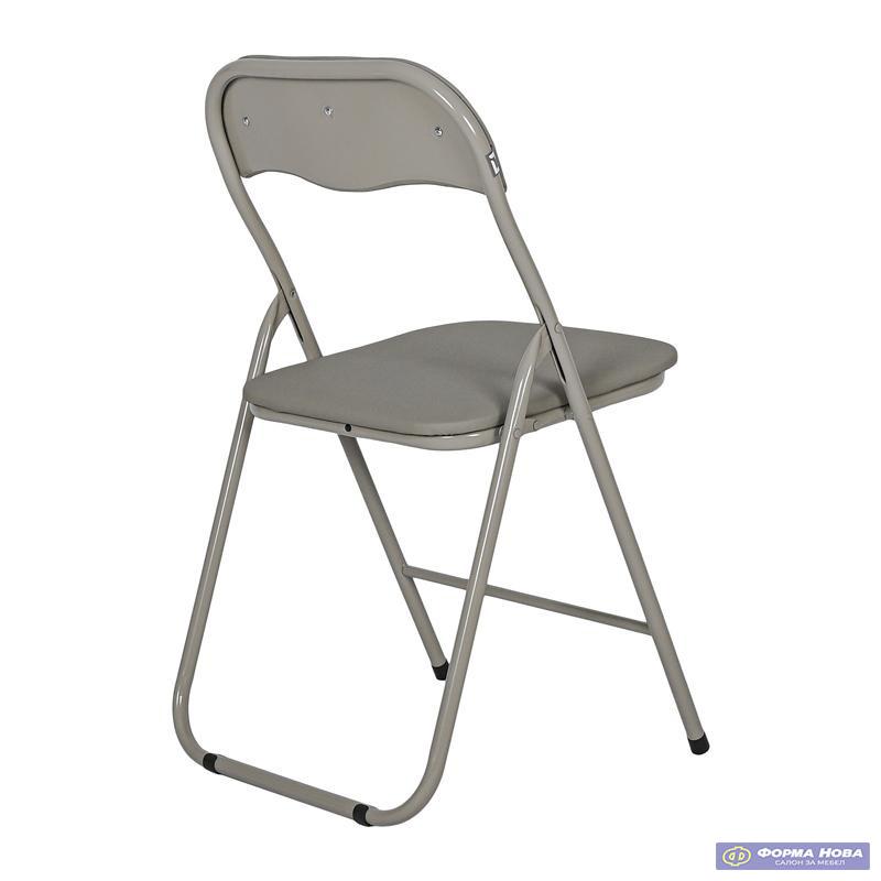 ПРЕКЛОПНА СТОЛИЦА DR 9 758 СИВА БОЈА 43x44x78 