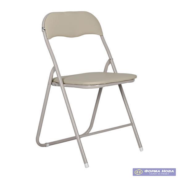 ПРЕКЛОПНА СТОЛИЦА DR 9 758 ШАМПАЊ БОЈА 43x44x78 