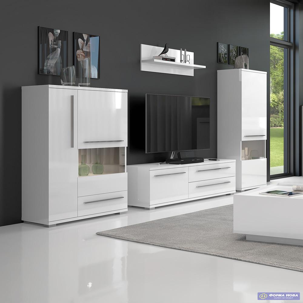 Тв Полица ПИЈАНО ТВ120-1К2Ф/ПН Јела 